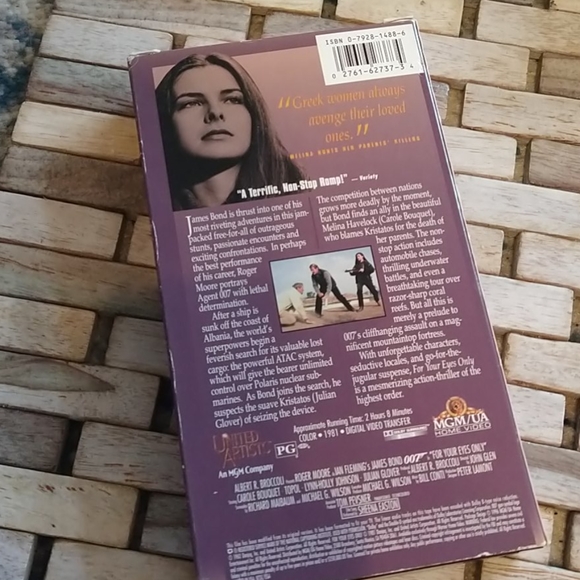 For your eyes only James Bond 007 VHS - Picture 3 of 3